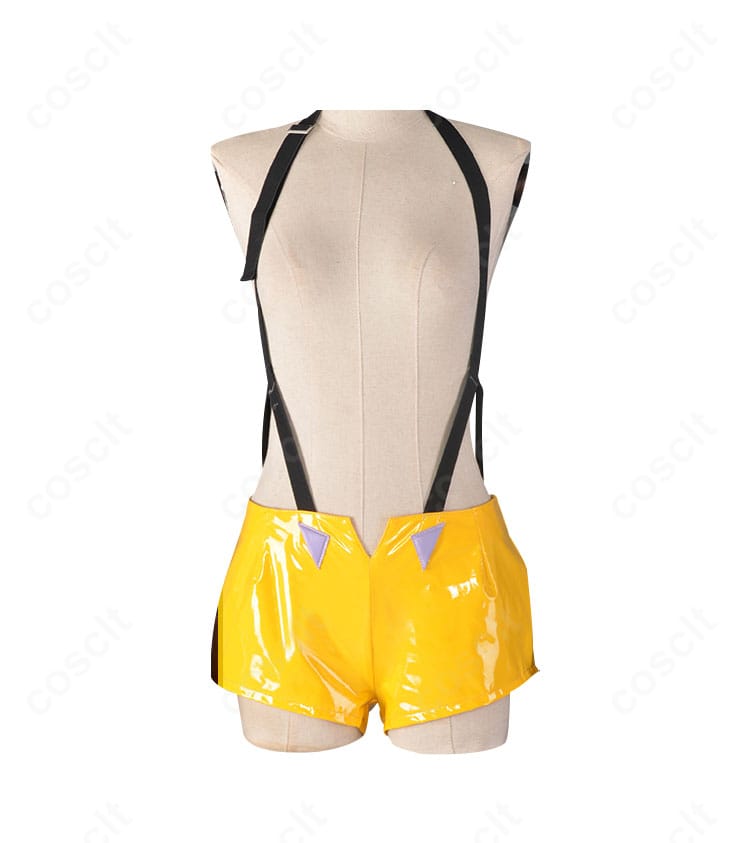 フェイ・ヴァレンタイン コスプレのショートパンツ正面。丈感とフィット感、脚線の見え方が分かるディテール写真。