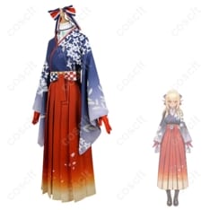 不知火フレア 正月衣装 袴コスプレ｜高再現度で軽やか、イベント撮影に最適・送料無料 - 2枚目の画像（サムネイル）