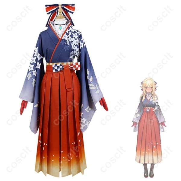 不知火フレア 正月衣装 袴コスプレ｜高再現度で軽やか、イベント撮影に最適・送料無料