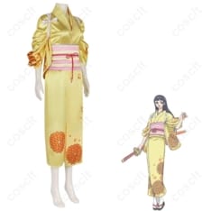 ONE PIECE 菊の丞（お菊）ワノ国衣装コスプレ 高再現で軽やか、イベントも長時間快適 - 2枚目の画像（サムネイル）