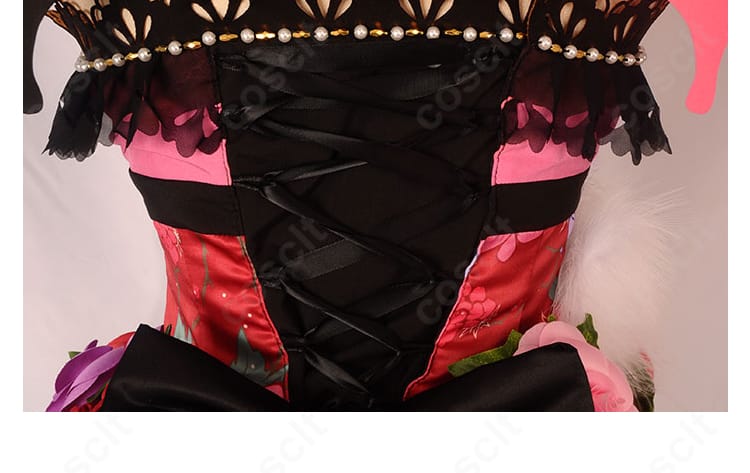 南ことり 小悪魔編 覚醒後コスプレ衣装 背面デザインの近接写真