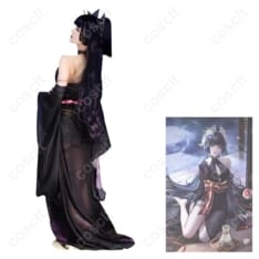 無期迷途 菫「長夜に花」コスプレ衣装。軽量で着脱簡単、撮影映えと美シルエットを両立 - 4枚目の画像（サムネイル）