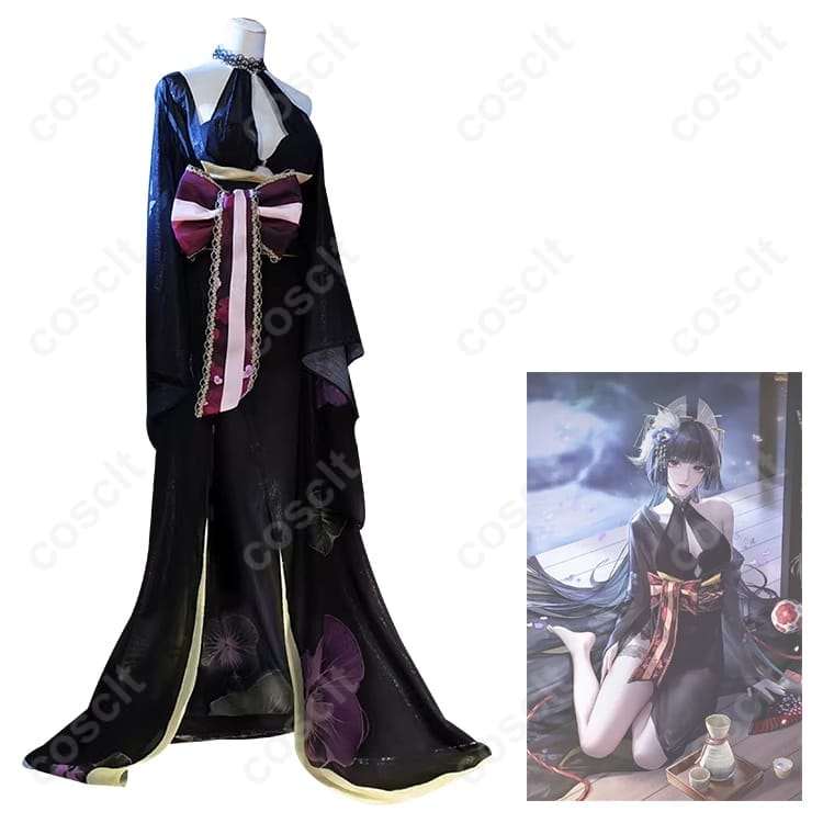 無期迷途 菫「長夜に花」コスプレ衣装。軽量で着脱簡単、撮影映えと美シルエットを両立 - 3枚目の画像