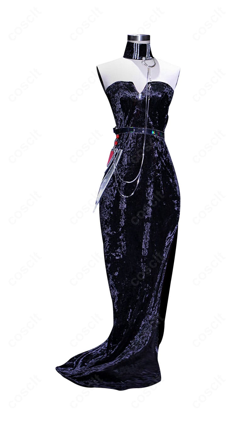 無期迷途 シャローム 昼の如き夜光 コスプレ衣装の正面レイアウト。セット内容の配置が見えるディスプレイ画像。