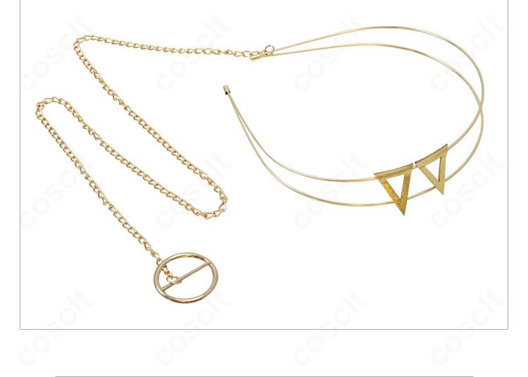 リバース：1999 37（サーティセブン）衣装の髪飾り。精緻な意匠でキャラクター性を引き立てる。