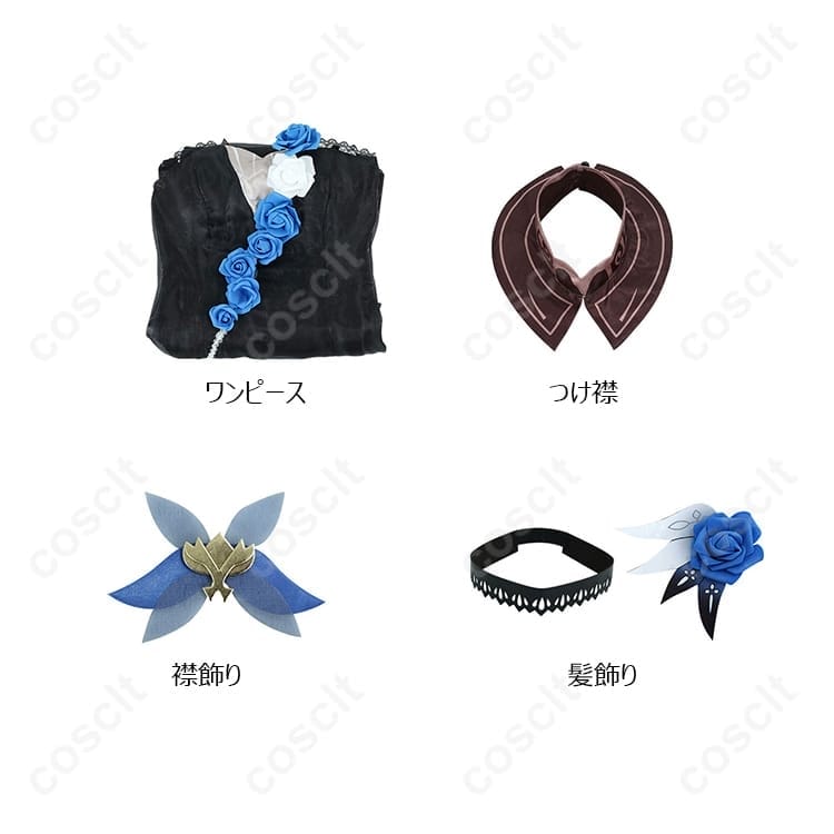 原神 エウルア・ローレンス コンサート2023衣装｜高再現の刺繍と美シルエットで撮影映え - 4枚目の画像