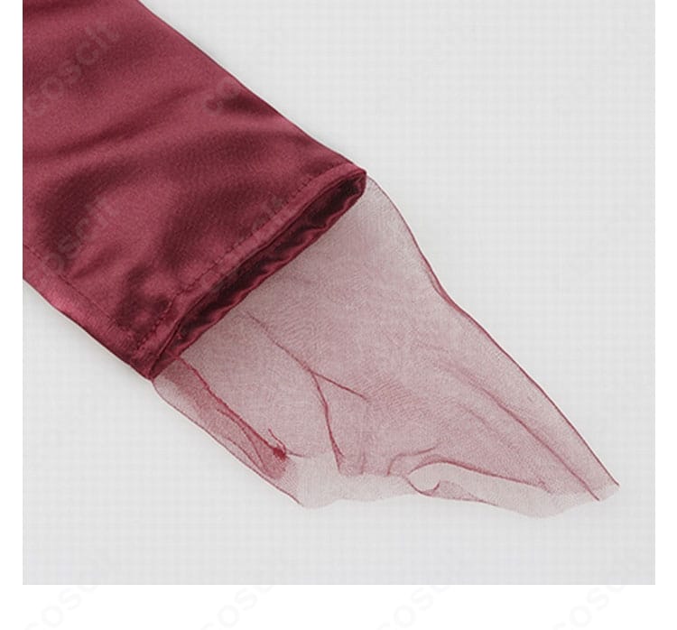 X-MEN ジーン・グレイ コスプレ衣装の袖ディテール。ハリのある生地と丈夫なステッチで形崩れを防ぐ仕様