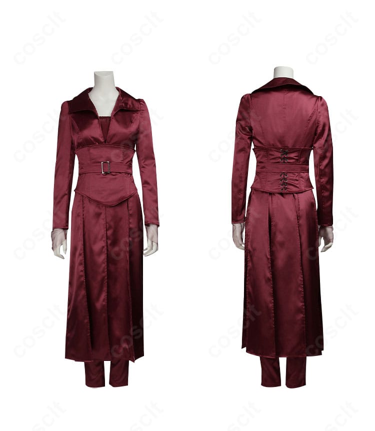 X-MEN ジーン・グレイ コスプレ衣装の正面・背面。タクティカルなシルエットと配色を忠実再現した4点セットの全体像