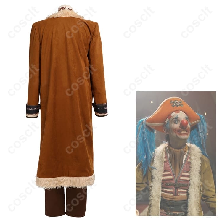 ONE PIECE 千両道化のバギー 実写版コスプレ衣装。高再現で撮影映え、イベント即戦力の豪華セット - 3枚目の画像