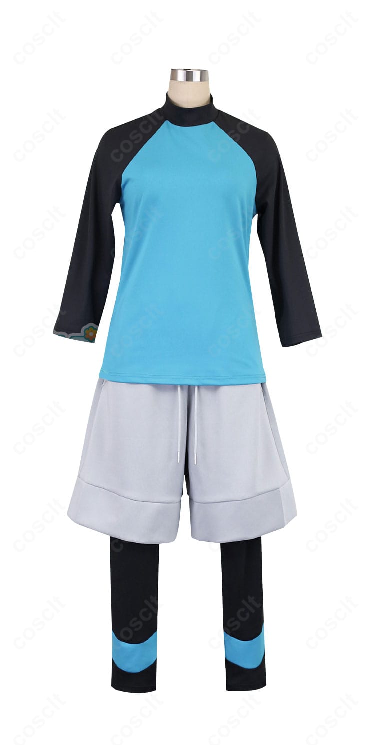 キョウヘイ衣装のインナー（トップス）正面。肌当たりの良い着用感と縫製の仕上がりが分かるクローズアップ