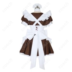 メイドカフェ風 制服メイド服｜高再現シルエットで映える、快適・着替えやすいコスプレ衣装 - 4枚目の画像（サムネイル）