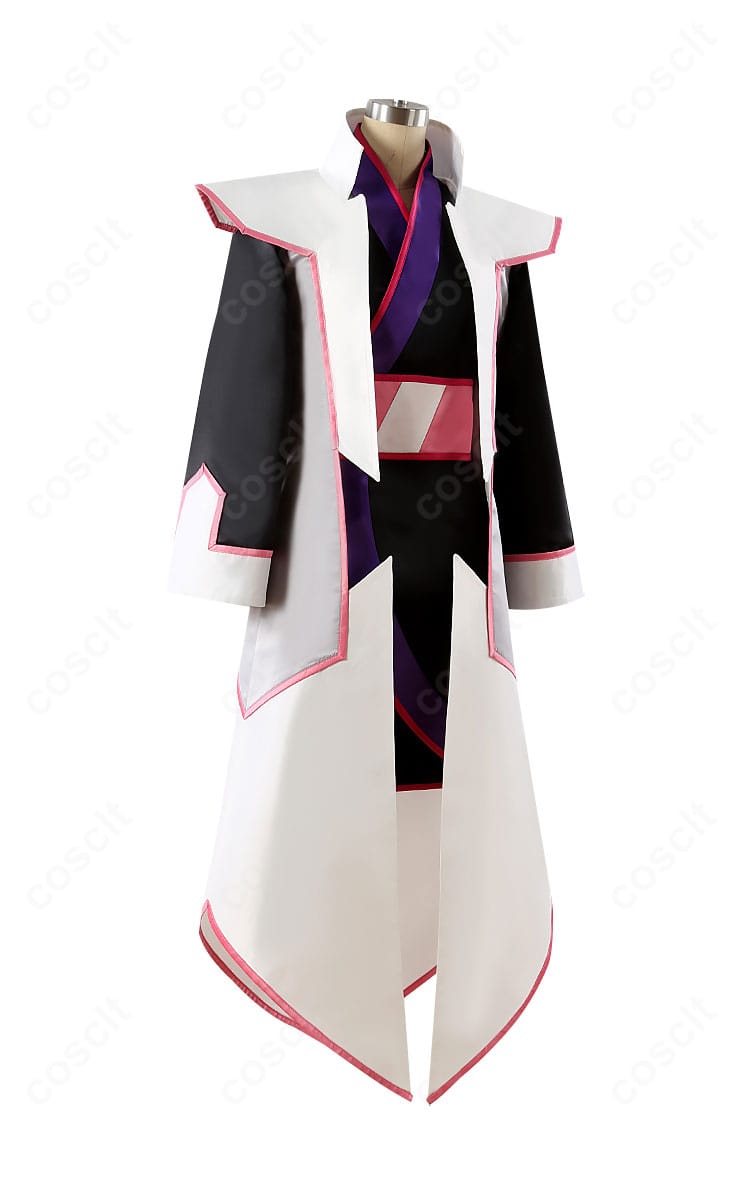 ラクス・クライン 劇場版衣装の側面。背部の大きな蝶結びとコルセットベルトの立体感とラインを強調したディテール画像