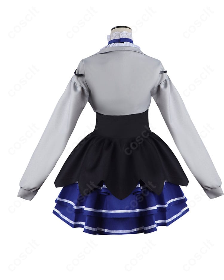 ドキバードのコスプレ衣装 背面。フィット感のあるラインと後ろ姿のディテールを見せたイメージ