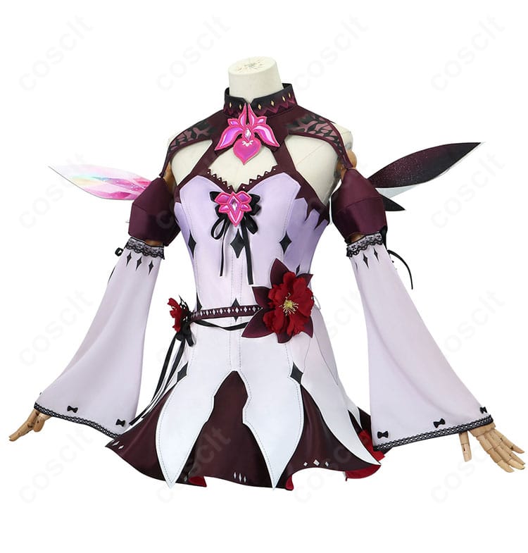 IRyS 2022 Winter衣装の側面。袖口・腰飾り・シルエットのラインが分かる角度