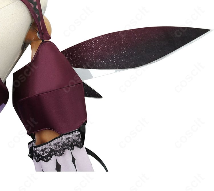 IRyS衣装の左肩装飾アップ。キャラクター固有のモチーフを丁寧に再現