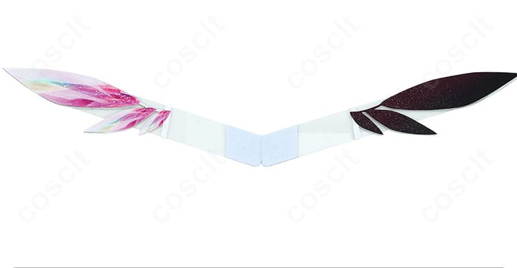 IRyS(アイリス)私服衣装の装飾翼アップ。幻想的な意匠を繊細に表現。