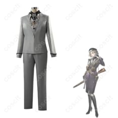パス・トゥ・ノーウェア マチルダ 灰色礼服コスプレ 高再現で軽やか、イベント撮影に最適 - 5枚目の画像（サムネイル）