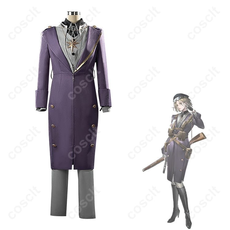 パス・トゥ・ノーウェア マチルダ 灰色礼服コスプレ 高再現で軽やか、イベント撮影に最適 - 4枚目の画像