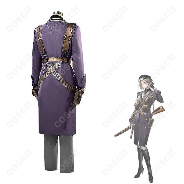 パス・トゥ・ノーウェア マチルダ 灰色礼服コスプレ 高再現で軽やか、イベント撮影に最適 - 3枚目の画像