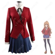 とらドラ！逢坂大河 女子制服コスプレ 高再現で軽やか、イベントと撮影に快適 - 1枚目の画像（サムネイル）