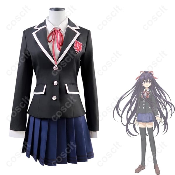 夜刀神十香 来禅高校女子制服 コスプレ衣装 高再現×きれいシルエットで撮影も映える