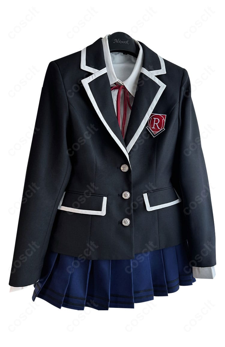 デート・ア・ライブ 夜刀神十香 コスプレ衣装の側面。ウエストラインがすっきり見えるシルエットで、動きやすさとフィット感を両立。