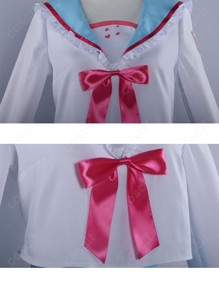 神まほろ コスプレ衣装の胸元装飾アップ。精密な意匠でキャラクターの雰囲気を再現したディテール写真。