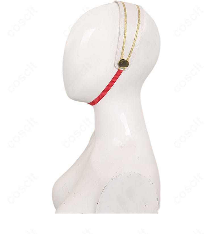 ヨル・フォージャー衣装の頭飾りディテール別角度。装飾の質感と光沢がわかるアップ。