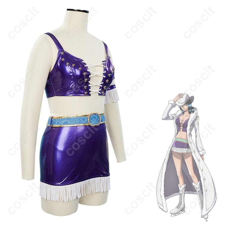 ワンピース・オン・アイス ニコ・ロビン衣装 高再現でエレガント、撮影・イベントに最適 - 5枚目の画像