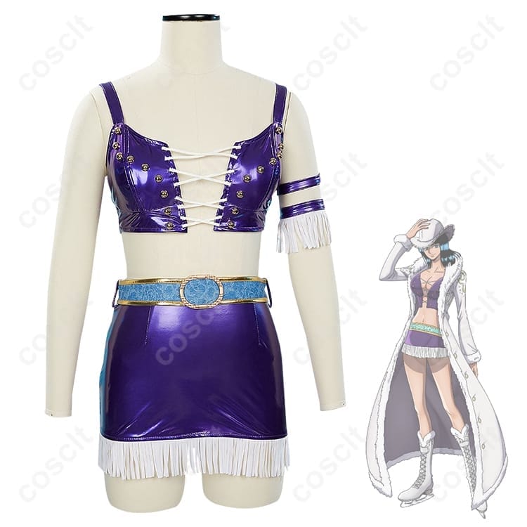 ワンピース・オン・アイス ニコ・ロビン衣装 高再現でエレガント、撮影・イベントに最適 - 4枚目の画像