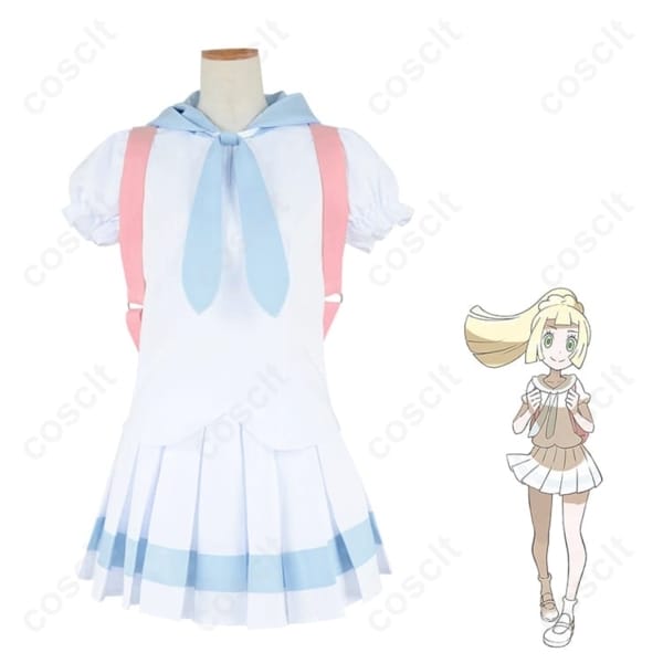 ポケモンUSUM リーリエ衣装 清楚で爽やかに高再現。通気性よく長時間イベントも快適