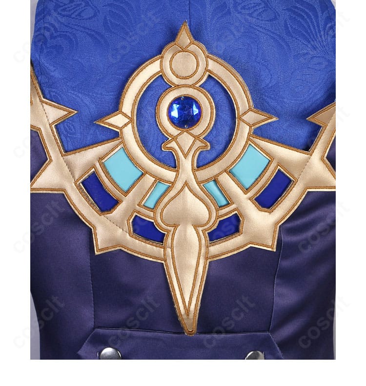 崩壊:スターレイル ミーシャ 背面装飾の近接。後ろ姿のラインと飾りの質感