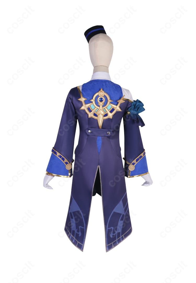 崩壊:スターレイル ミーシャ衣装 背面。コートの落ち感と背面装飾のシルエットが映える