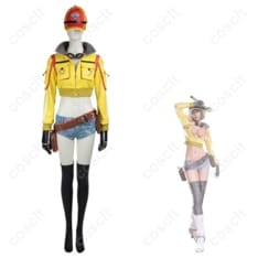 FF15 シドニー・オールム コスプレ衣装 高再現度で動きやすいメカニック風フルセット - 1枚目の画像（サムネイル）