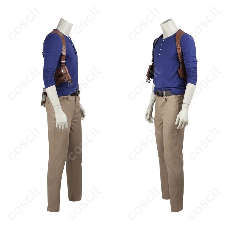 アンチャーテッド4 ネイサン・ドレイク コスプレ｜高再現で丈夫、動きやすく撮影映え - 3枚目の画像