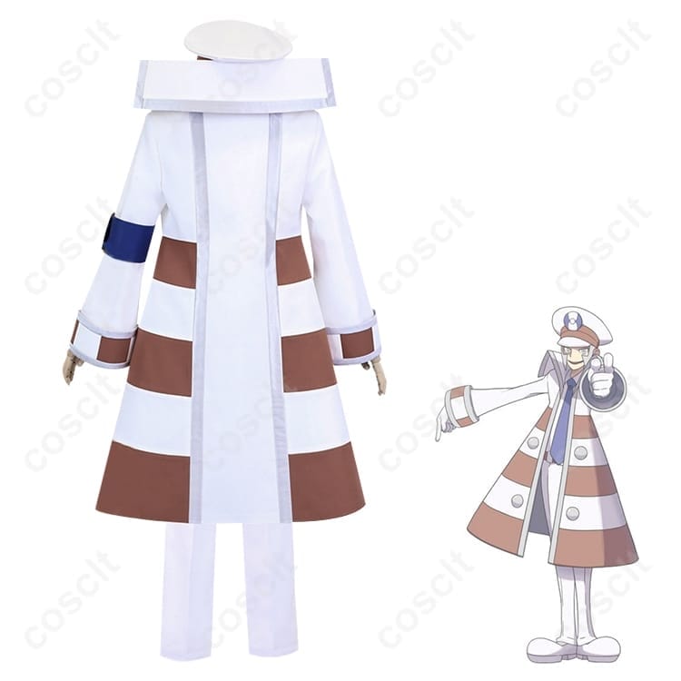 ポケットモンスター ブラック・ホワイト クダリ衣装｜サブウェイマスター制服 高再現でイベント・撮影に最適 - 2枚目の画像