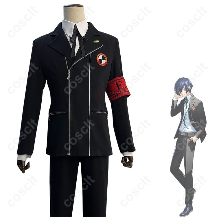 ペルソナ3 リロード 結城理 学園制服コスプレ 高再現で美シルエット、撮影・イベントに最適 - 3枚目の画像