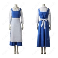 美女と野獣 ベル 村娘（青いドレス）コスプレ 再現度と着心地でイベントも撮影も快適 - 1枚目の画像（サムネイル）