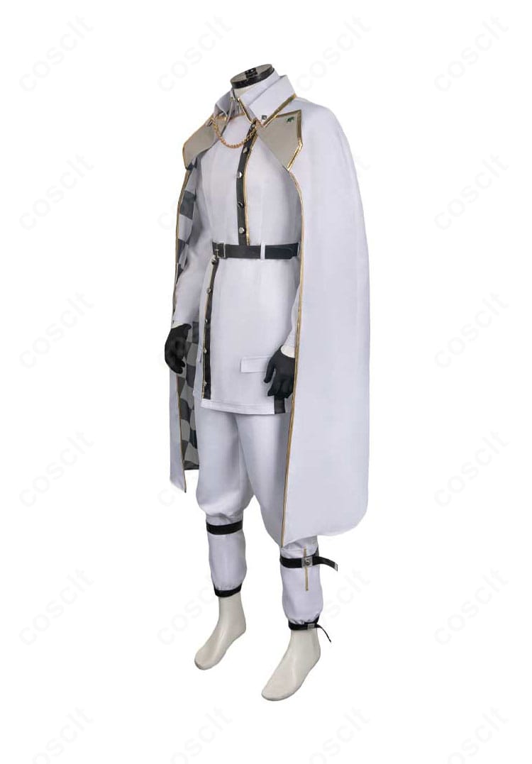 凪誠士郎 チェスコスの側面。ウエストのフィット感とパンツラインの美しさが分かる角度。