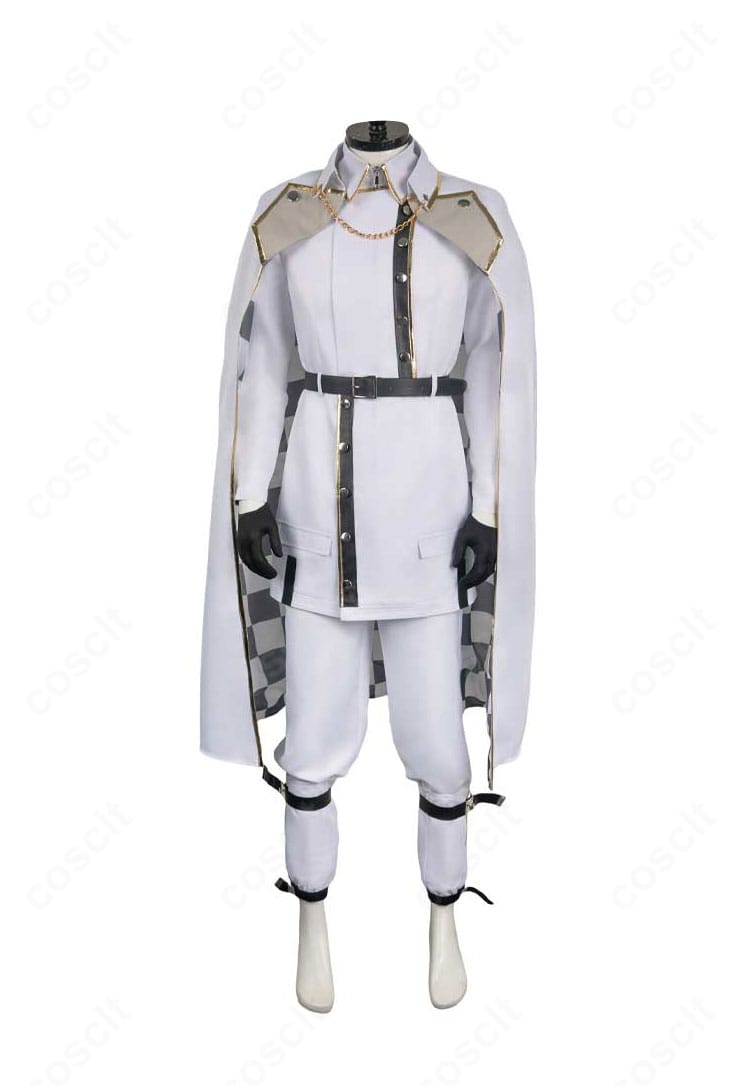 ブルーロック 凪誠士郎 チェス衣装の正面全身。マントと上着の直線的シルエットを高再現で撮影。