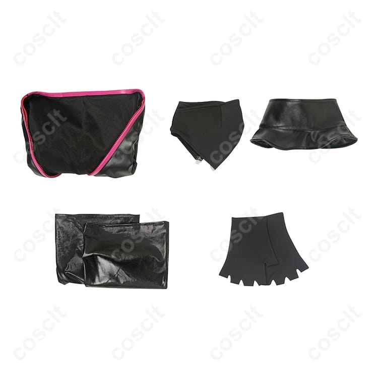 エンジェル・ダスト コスプレ衣装｜透け感レオタードで高再現、伸縮素材で動きやすく撮影映え - 4枚目の画像