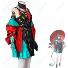 アークナイツ シー 新春「流砂」コスプレ 高再現・着心地◎ 撮影映えする上品デザイン - 2枚目の画像（サムネイル）