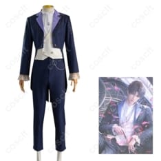 恋と深空 ホムラ コスプレ衣装 高再現・ハリ感のスーツ&コートセット - 1枚目の画像（サムネイル）