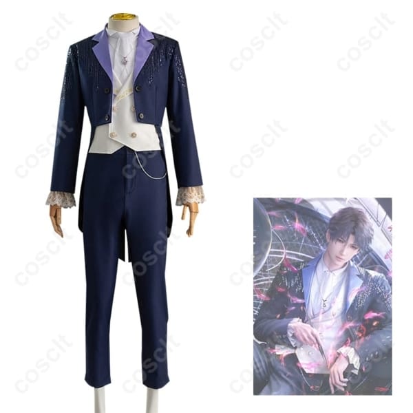 恋と深空 ホムラ コスプレ衣装 高再現・ハリ感のスーツ&コートセット
