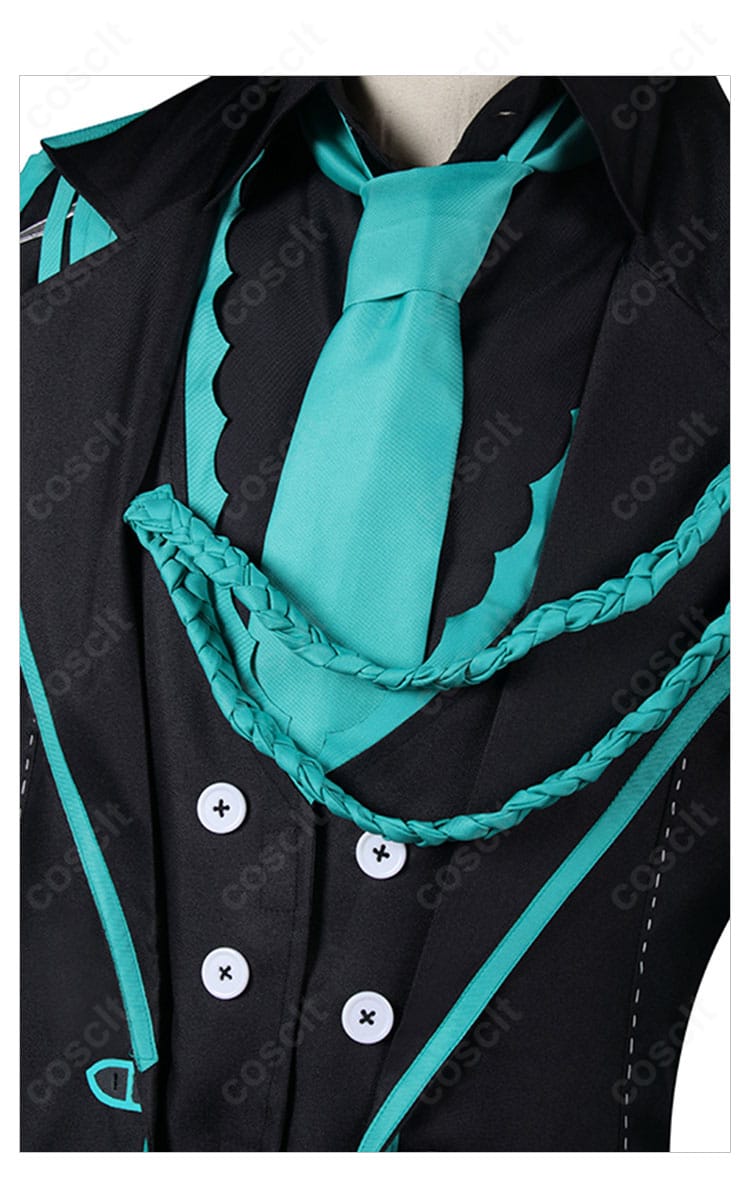 イシュメール「盲目」衣装の胸元ディテール、刺繍や装飾パーツの質感を強調