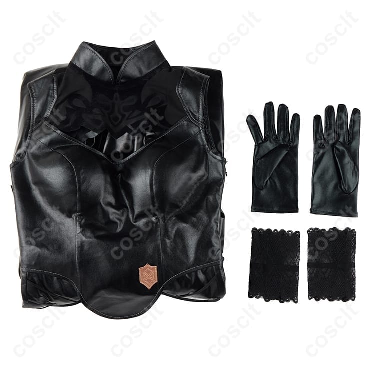 FF14 ヨルハ五一式軍装:術 女性用コスプレ｜高再現で撮影映え、ワンピース+手袋の充実セット - 3枚目の画像