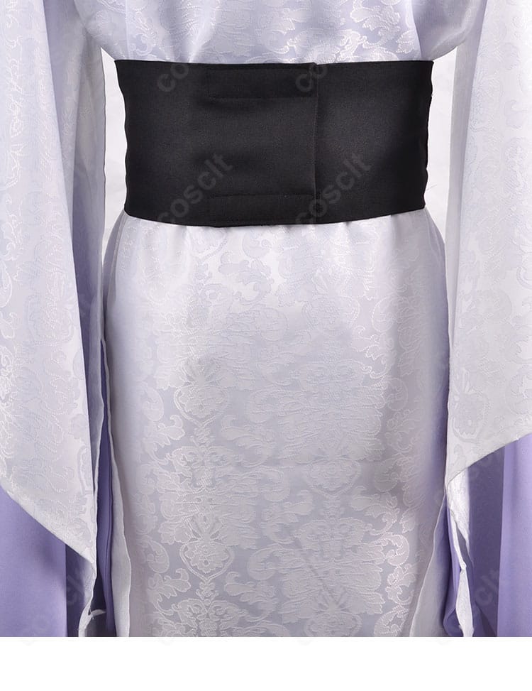 腰部コルセットベルトの装飾詳細。金具とステッチ、帯との重なりで立体感を演出。