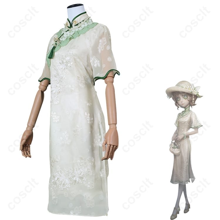 第五人格 庭師 エマ・ウッズ 初晴 コスプレ衣装｜薄手で通気性◎ 上品チャイナで撮影映え - 3枚目の画像