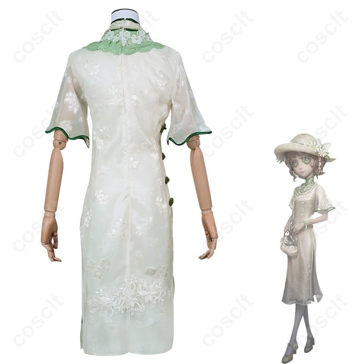 第五人格 庭師 エマ・ウッズ 初晴 コスプレ衣装｜薄手で通気性◎ 上品チャイナで撮影映え - 4枚目の画像