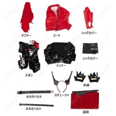 勝利の女神:NIKKE レッドフード コスプレ衣装 高再現で撮影映え、快適な着用感 - 5枚目の画像（サムネイル）